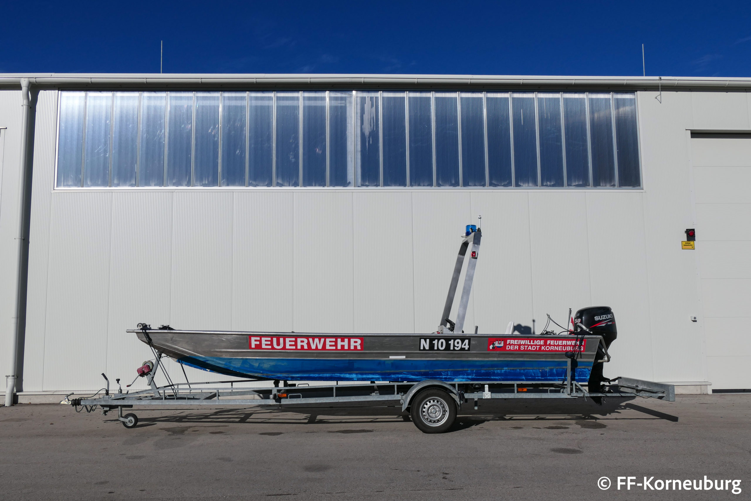 Feuerwehrrettungsboot Bild